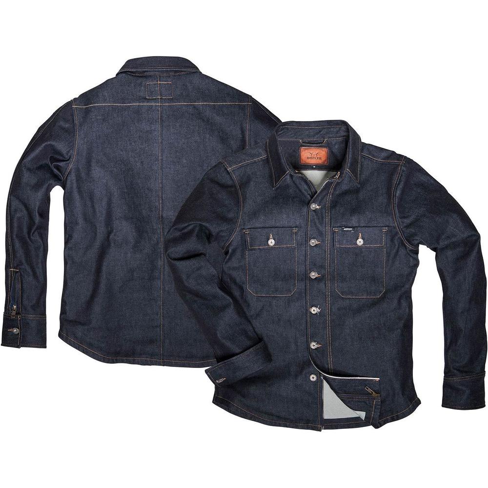 Rokker Denim Rider Shirt Raw Blue - ThrottleChimp