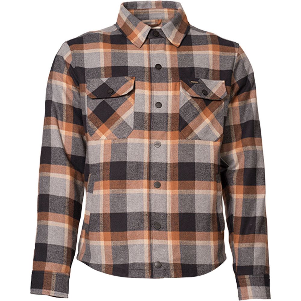 Rokker Memphis Rider Shirt Brown - ThrottleChimp