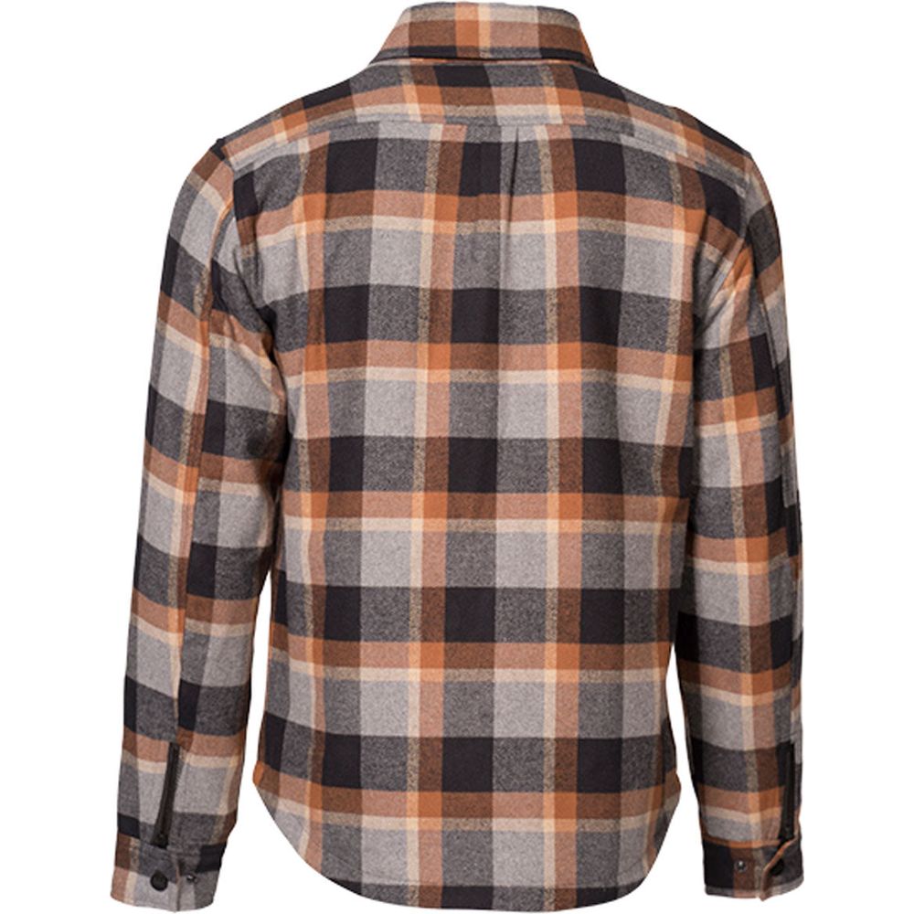 Rokker Memphis Rider Shirt Brown (Image 2) - ThrottleChimp