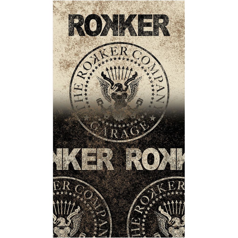 Rokker Johnny Neck Warmer White / Black - ThrottleChimp