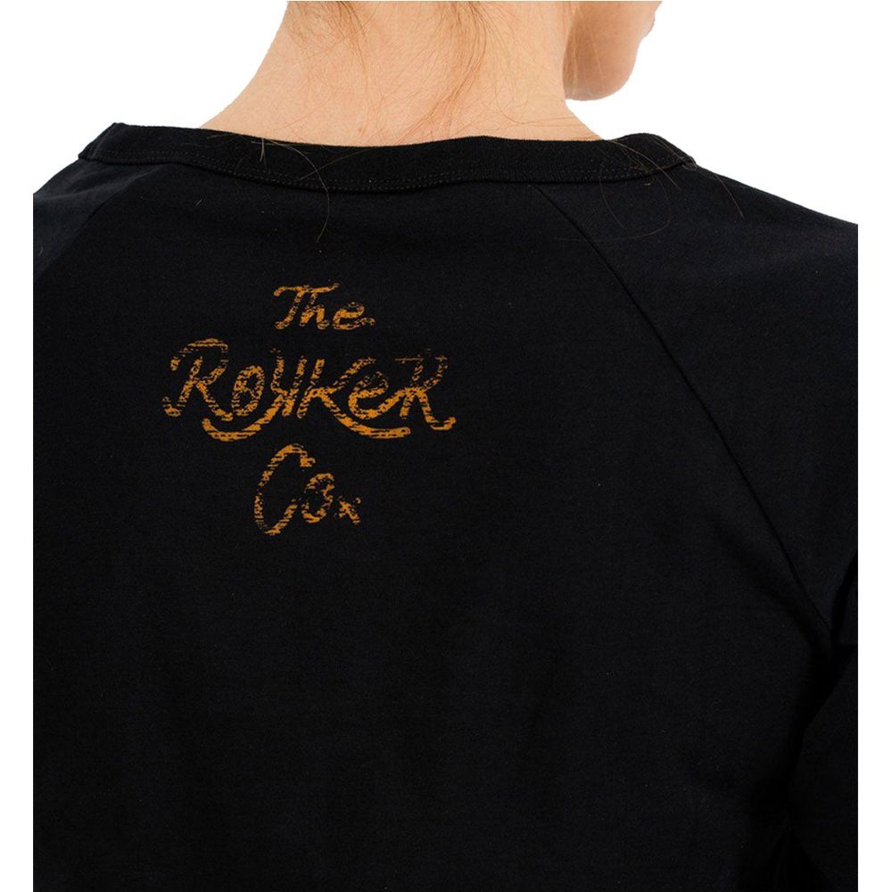 Rokker LA Catrina Long Sleeves Shirt Black (Image 3) - ThrottleChimp