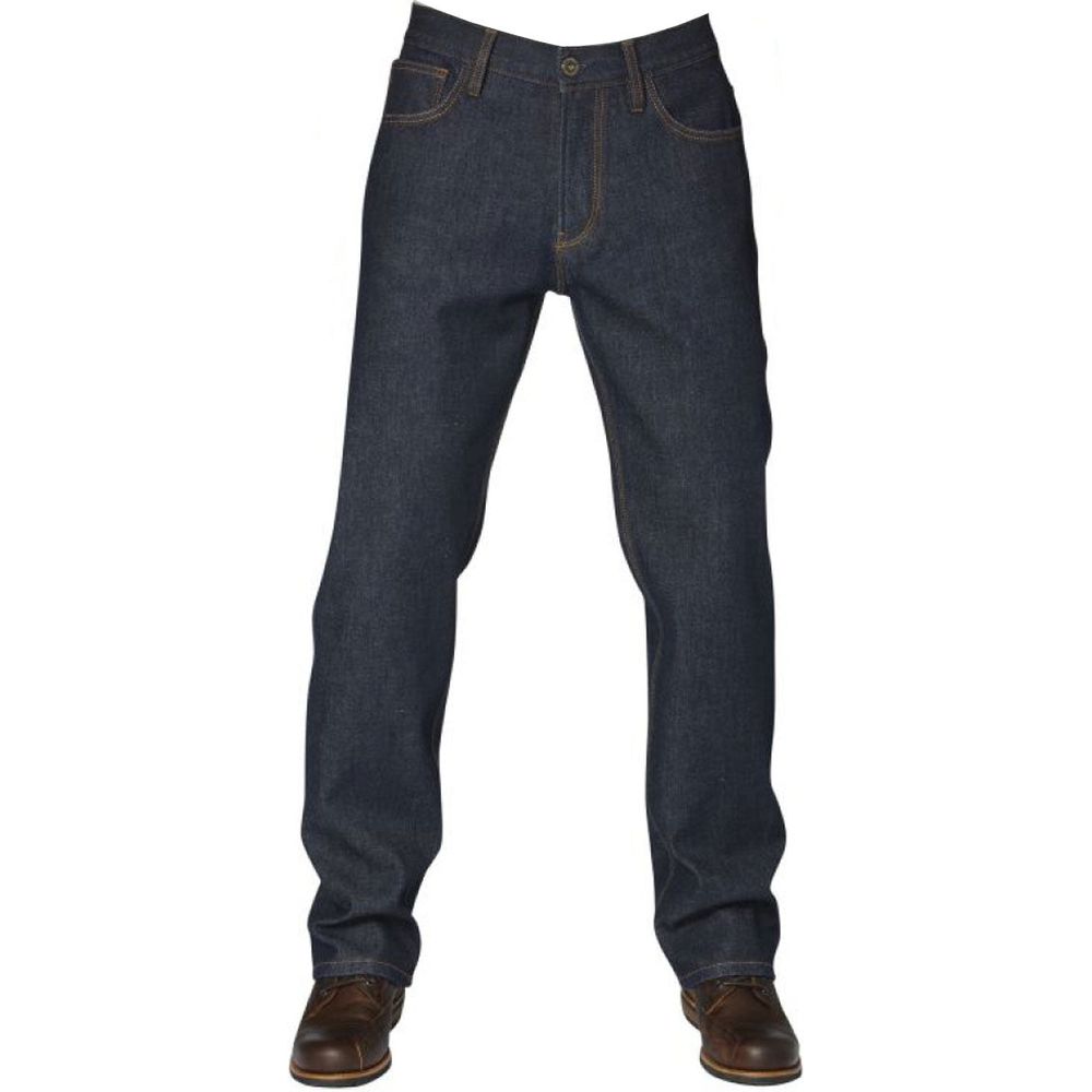 Rokker Revolution Straight Fit Denim Jeans Raw Blue - ThrottleChimp