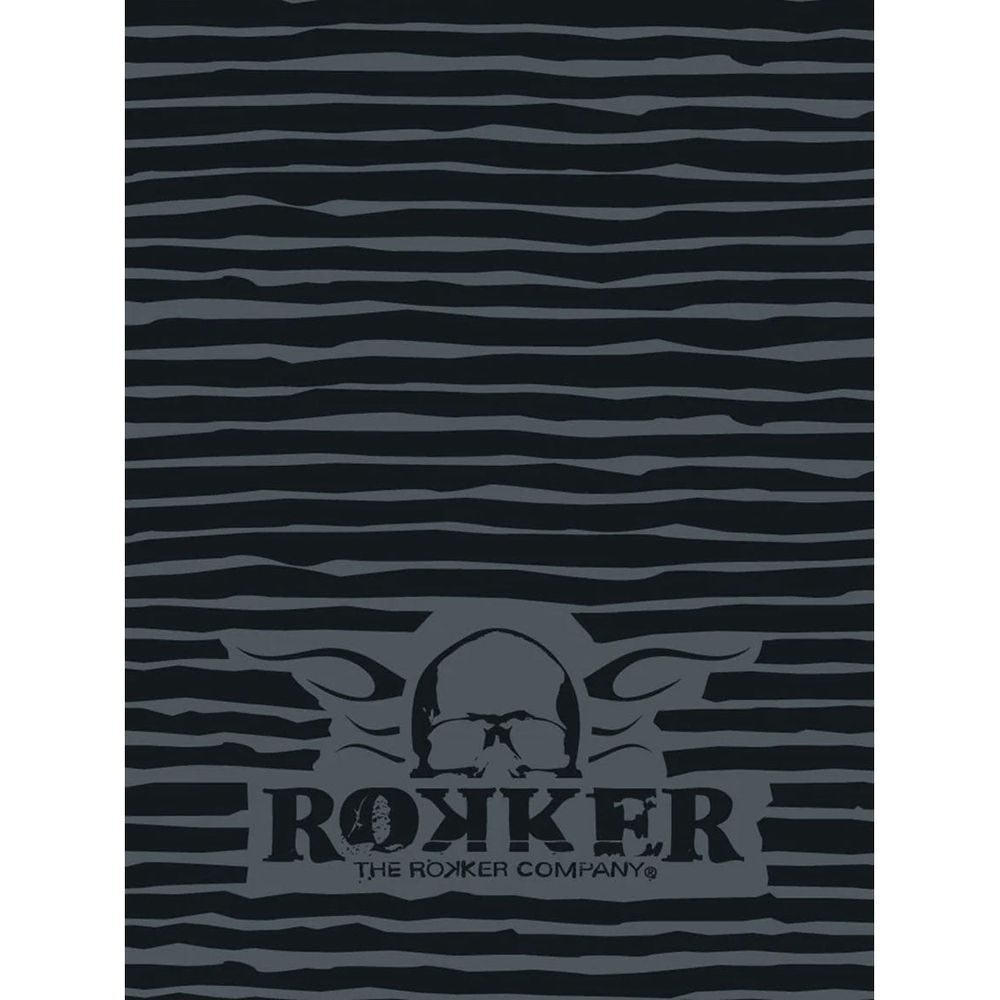 Rokker Stripes Neck Tube Black / Grey - ThrottleChimp