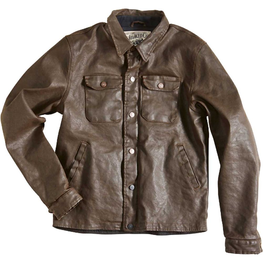 Rokker Rokkertech Textile Jacket Brown - ThrottleChimp