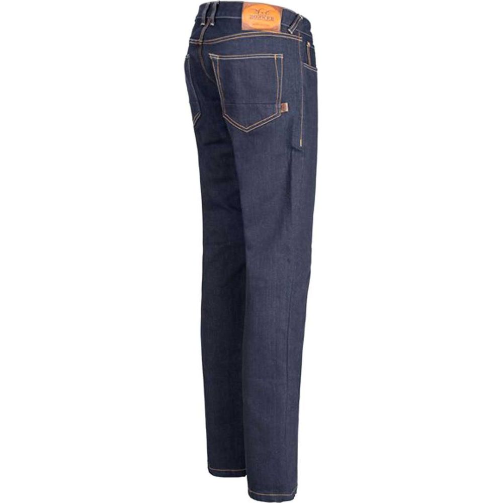 Rokker Rokkertech Raw Straight Fit Denim Jeans Blue (Image 2) - ThrottleChimp