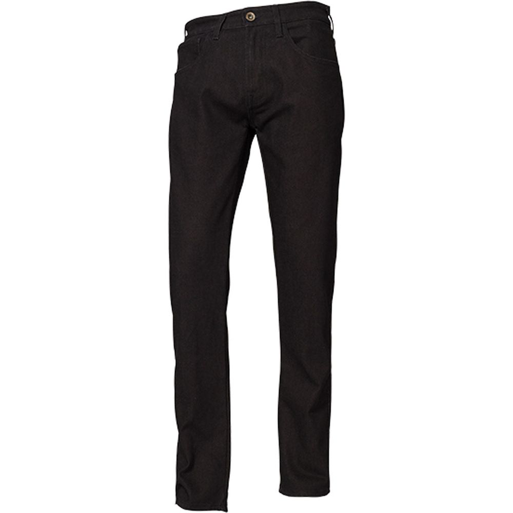 Rokker Rokkertech Tapered Slim Fit Denim Jeans Black / Black - ThrottleChimp