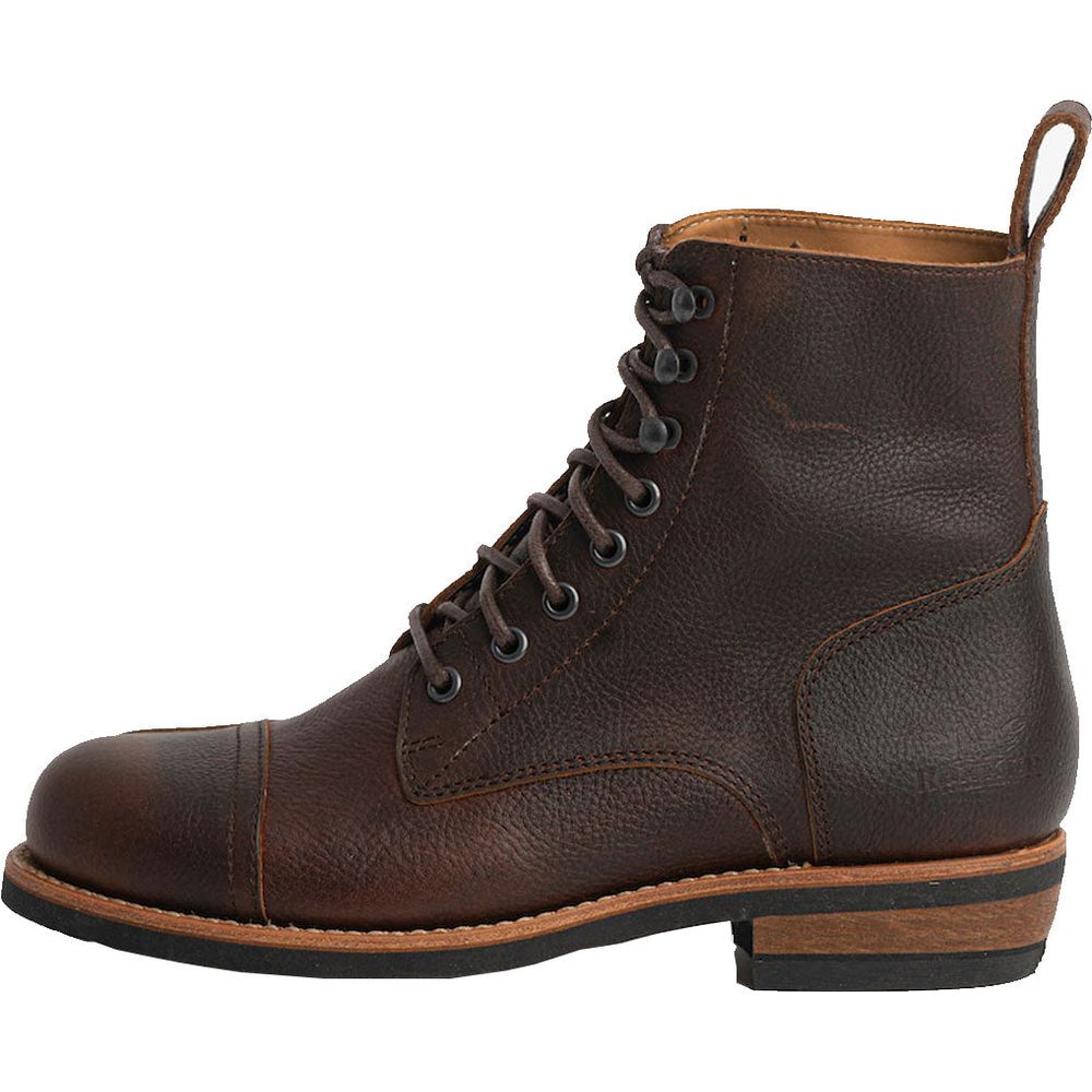 Rokker Urban Rebel Leather Boots Brown (Image 2) - ThrottleChimp