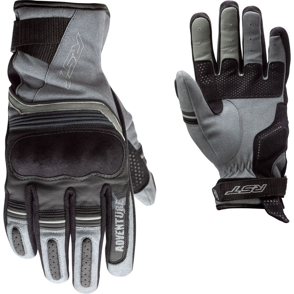 RST Adventure-X CE Gloves Grey / Silver (Image 3) - ThrottleChimp