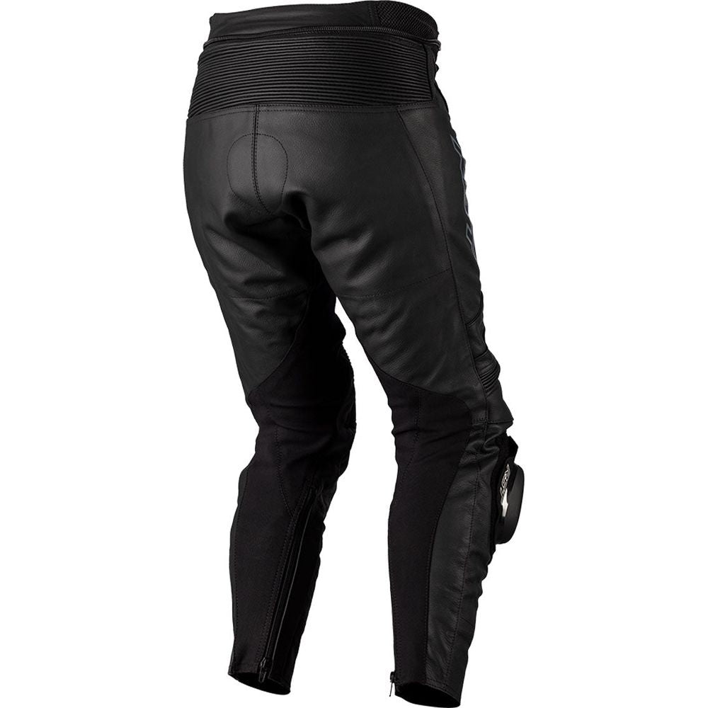 RST S1 CE Ladies Leather Jeans Black / Black (Image 2) - ThrottleChimp