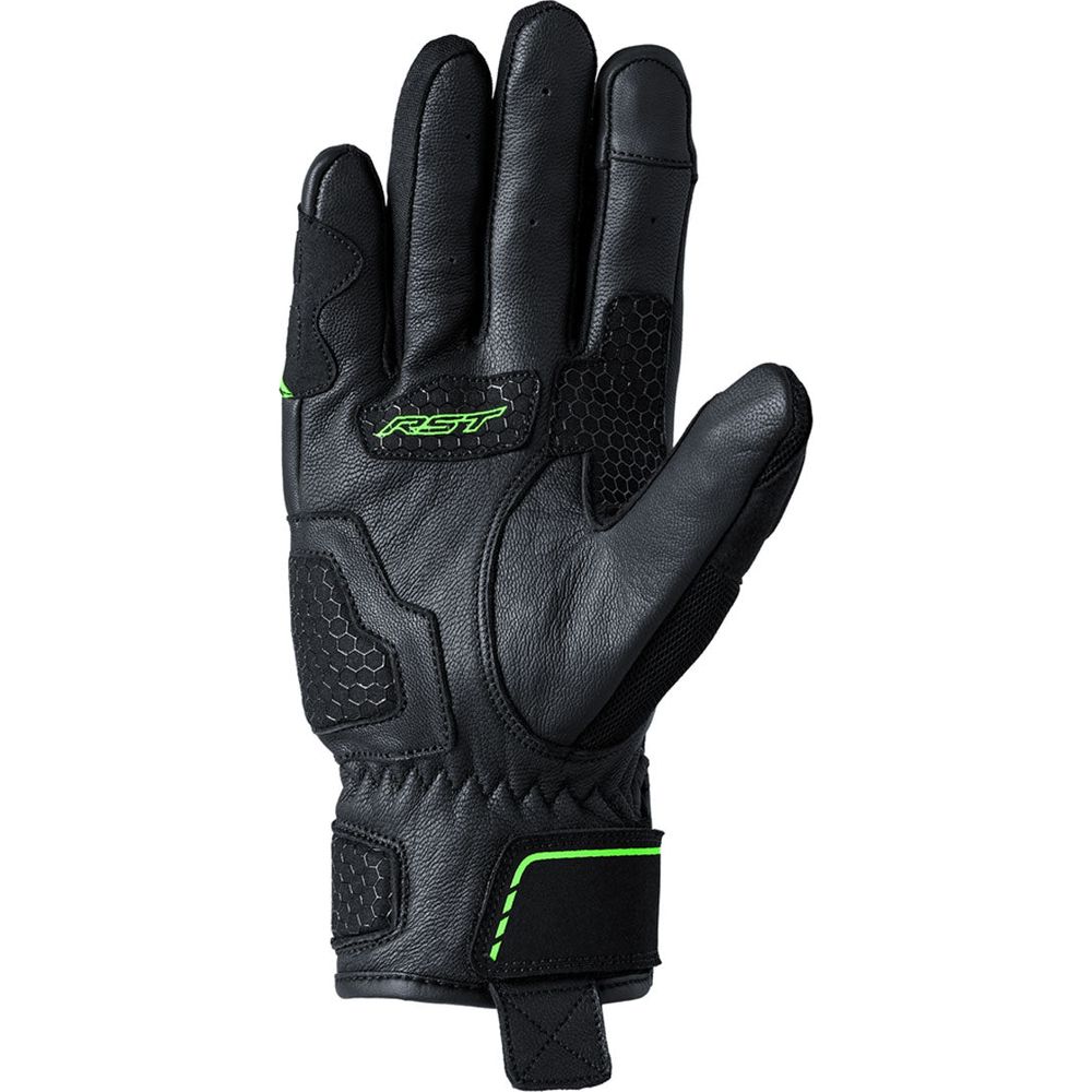 RST S1 Mesh CE Gloves Black / Neon Green (Image 2) - ThrottleChimp