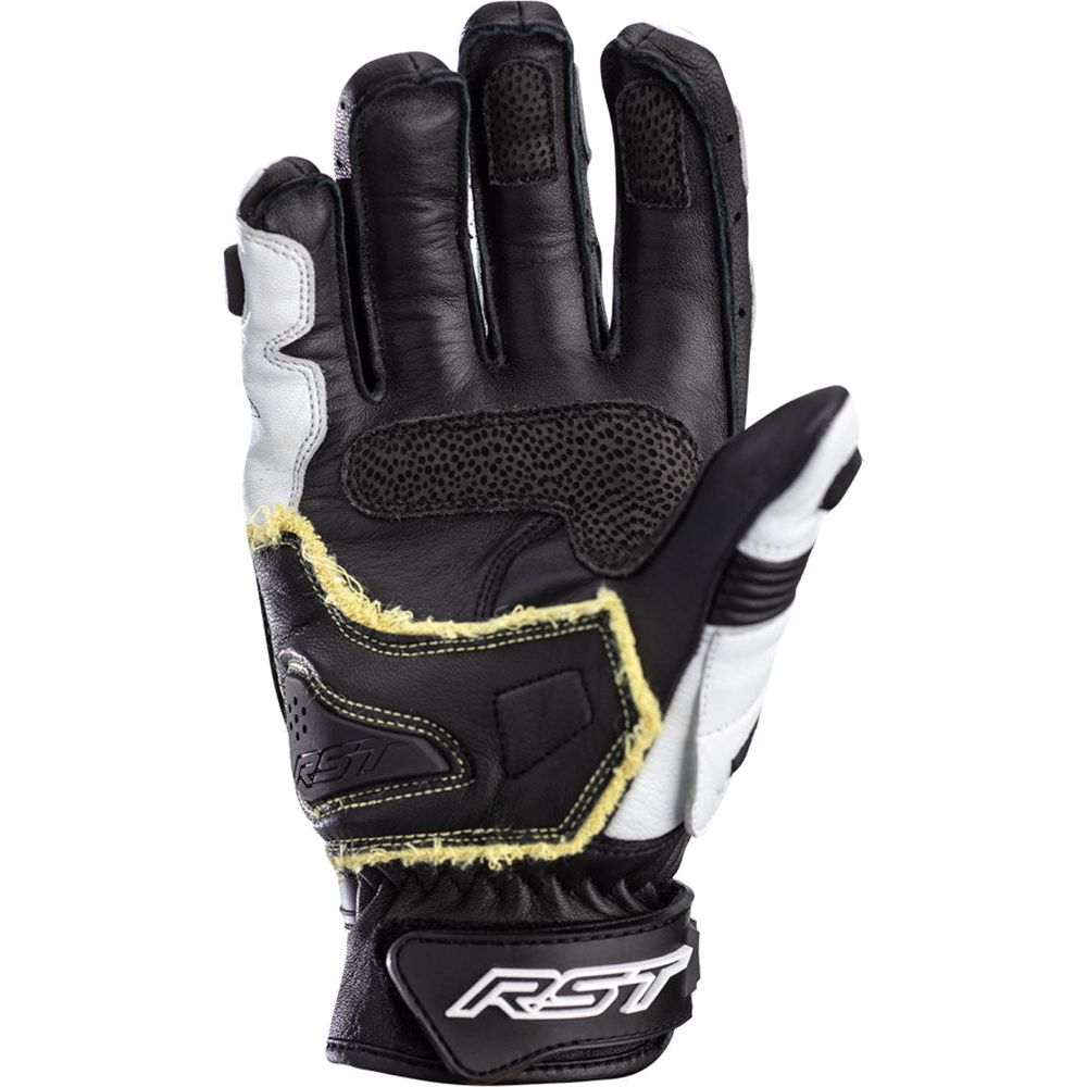 RST Tractech Evo 4 Short CE Gloves White / White / Black (Image 2) - ThrottleChimp