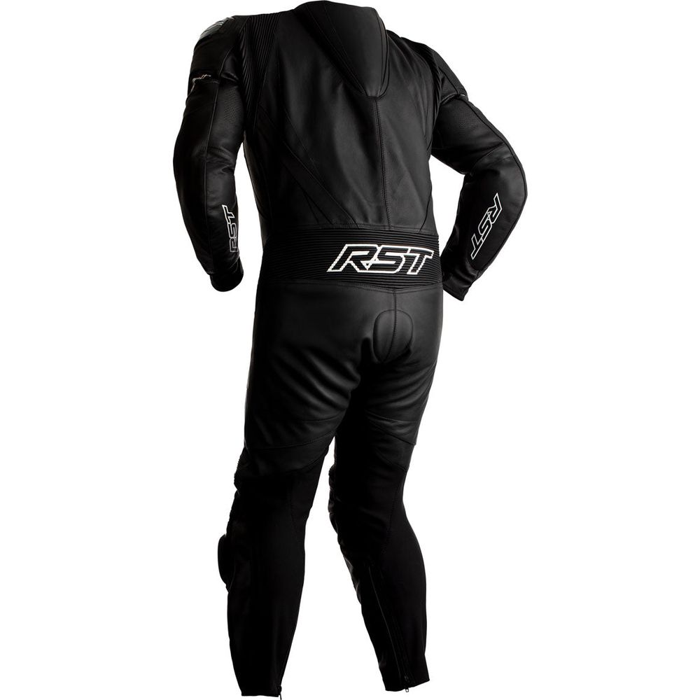 RST Tractech Evo 4 Youth CE Leather Suit Black / Black (Image 2) - ThrottleChimp