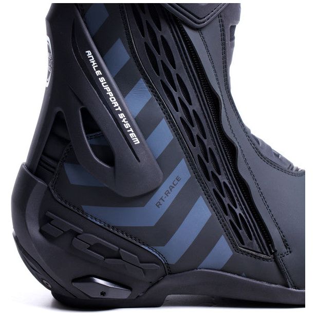 TCX RT Race Boots Black / Dark Grey FREE 1 YEAR Returns, FREE UK Delivery | ThrottleChimp