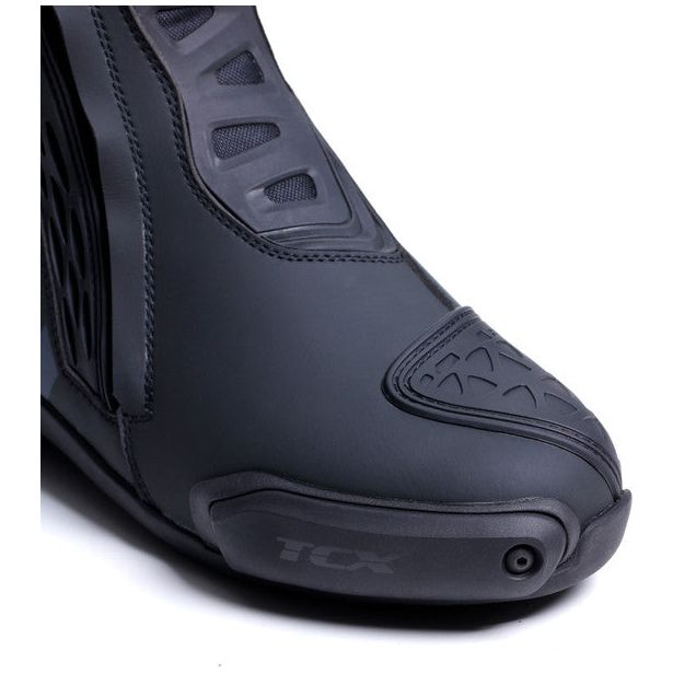 TCX RT Race Boots Black / Dark Grey FREE 1 YEAR Returns, FREE UK Delivery | ThrottleChimp