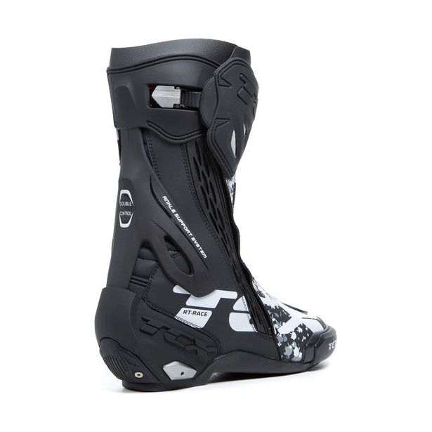 TCX RT Race Boots Black / White / Grey (Image 3) - ThrottleChimp