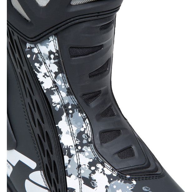 TCX RT Race Boots Black / White / Grey (Image 8) - ThrottleChimp