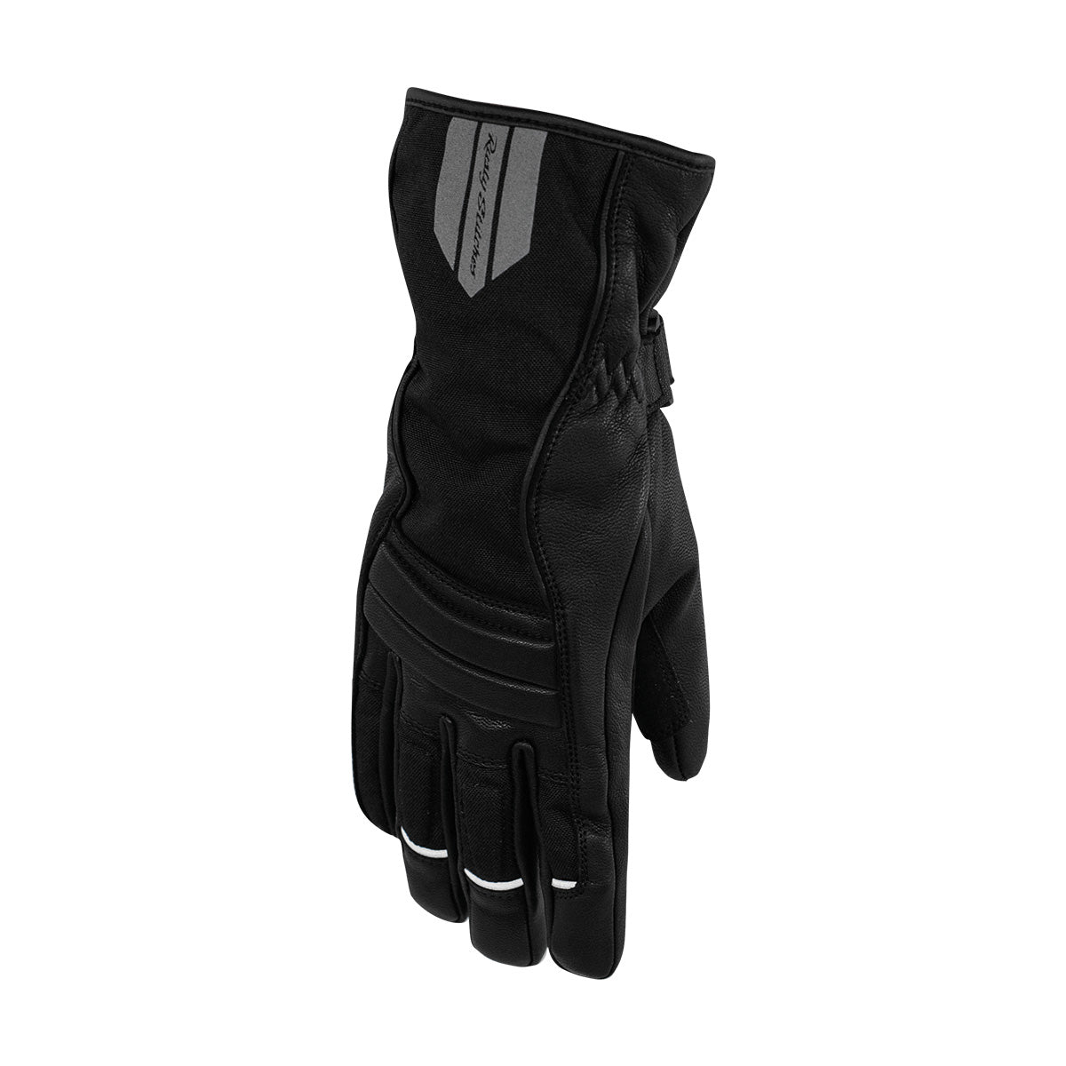 Rusty Stitches Bianca Ladies Leather Gloves Black - FREE 1 YEAR Returns, FREE UK Delivery | ThrottleChimp