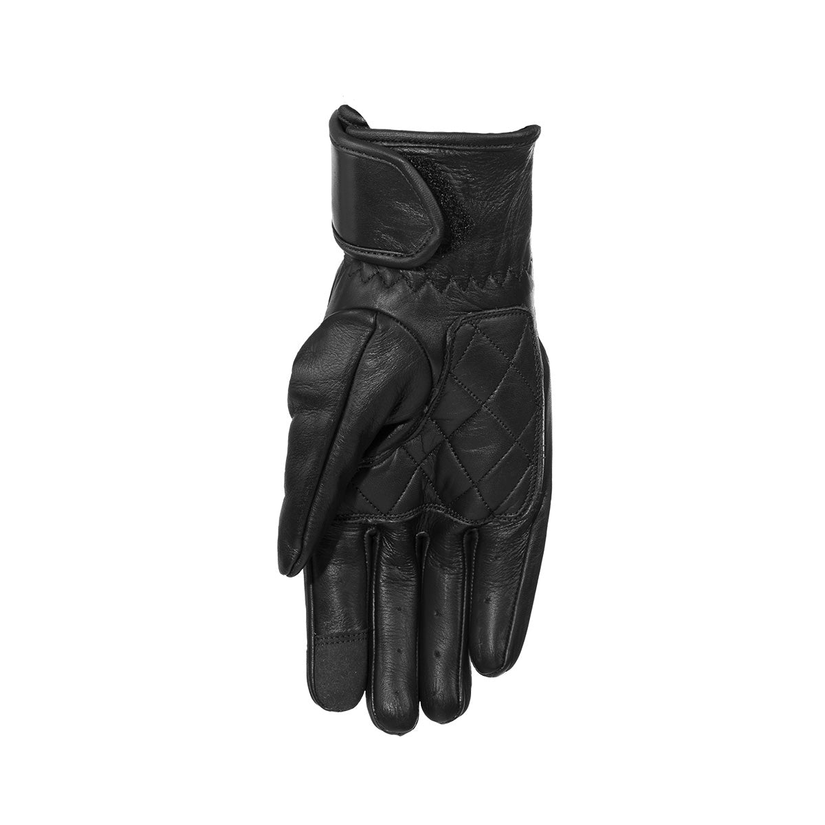 Rusty Stitches Kathy Ladies Leather Gloves Black - FREE 1 YEAR Returns, FREE UK Delivery | ThrottleChimp