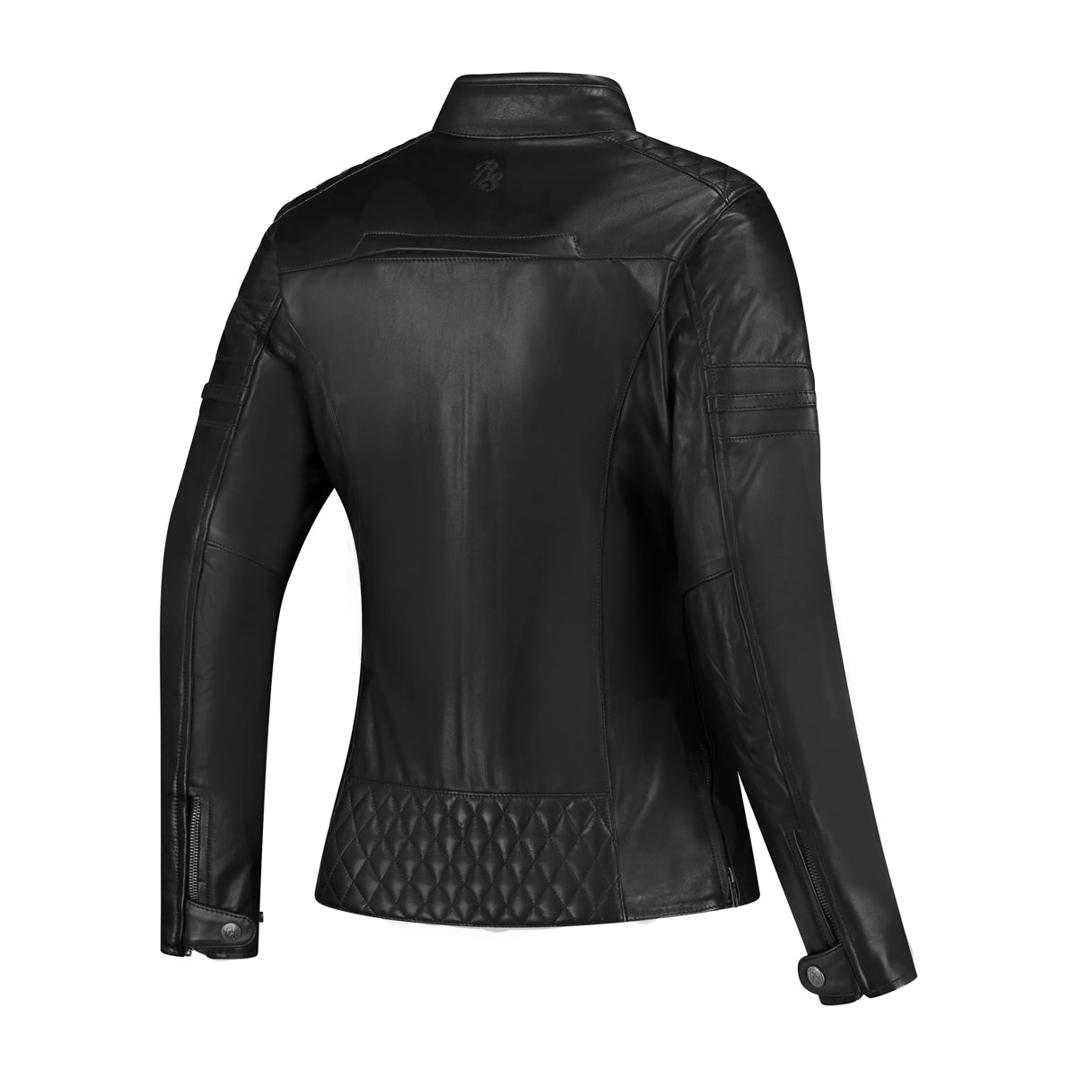 Rusty Stitches Joyce V2 Ladies Leather Jacket Black - FREE 1 YEAR Returns, FREE UK Delivery | ThrottleChimp