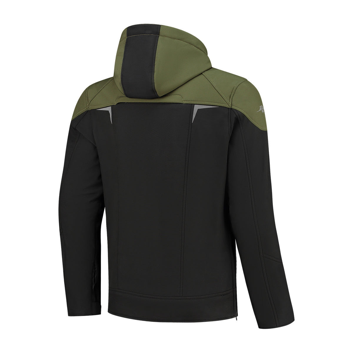 Rusty Stitches Orlando Textile Jacket Black / Green - FREE 1 YEAR Returns, FREE UK Delivery | ThrottleChimp