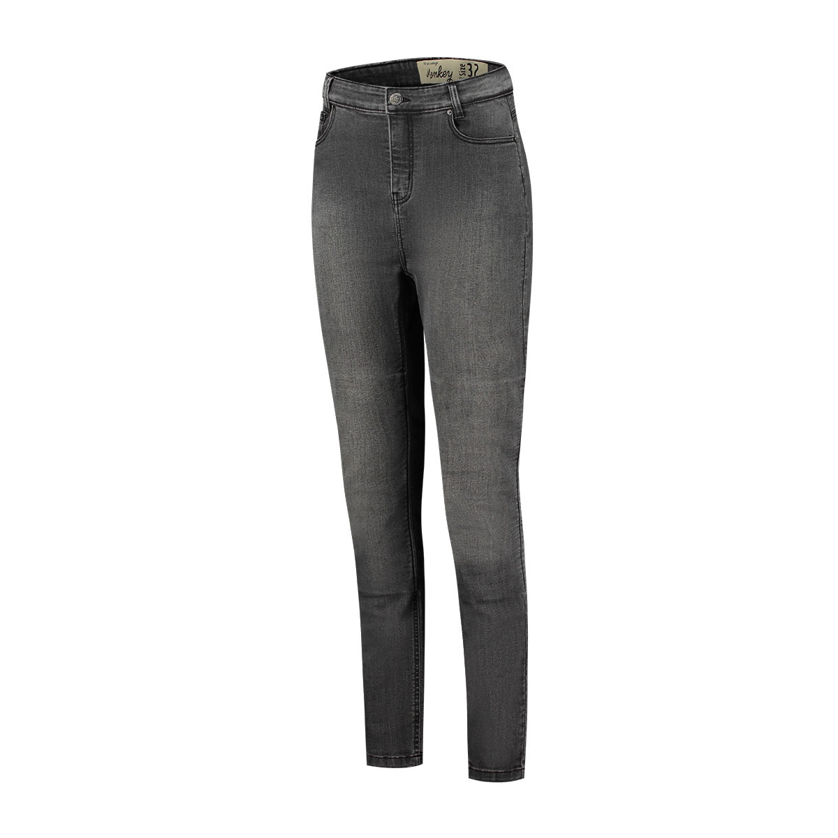 Rusty Stitches Emma Ladies Denim Jeans Black - FREE 1 YEAR Returns, FREE UK Delivery | ThrottleChimp