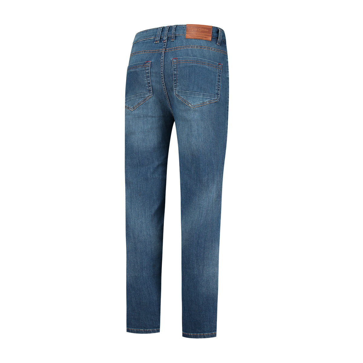 Rusty Stitches Logan Denim Jeans Denim Blue - FREE 1 YEAR Returns, FREE UK Delivery | ThrottleChimp