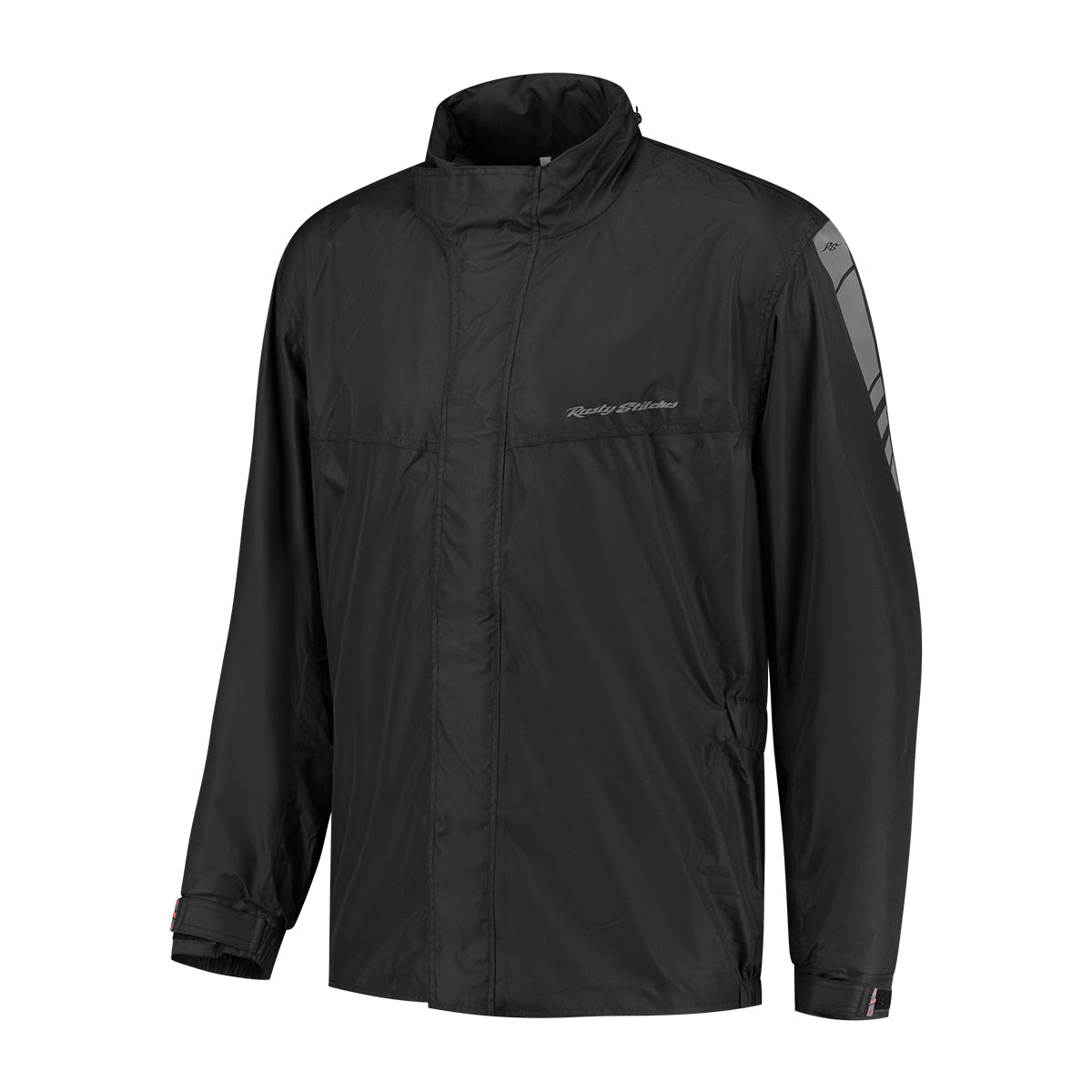 Rusty Stitches Sander Rain Over Jacket Black - FREE 1 YEAR Returns, FREE UK Delivery | ThrottleChimp