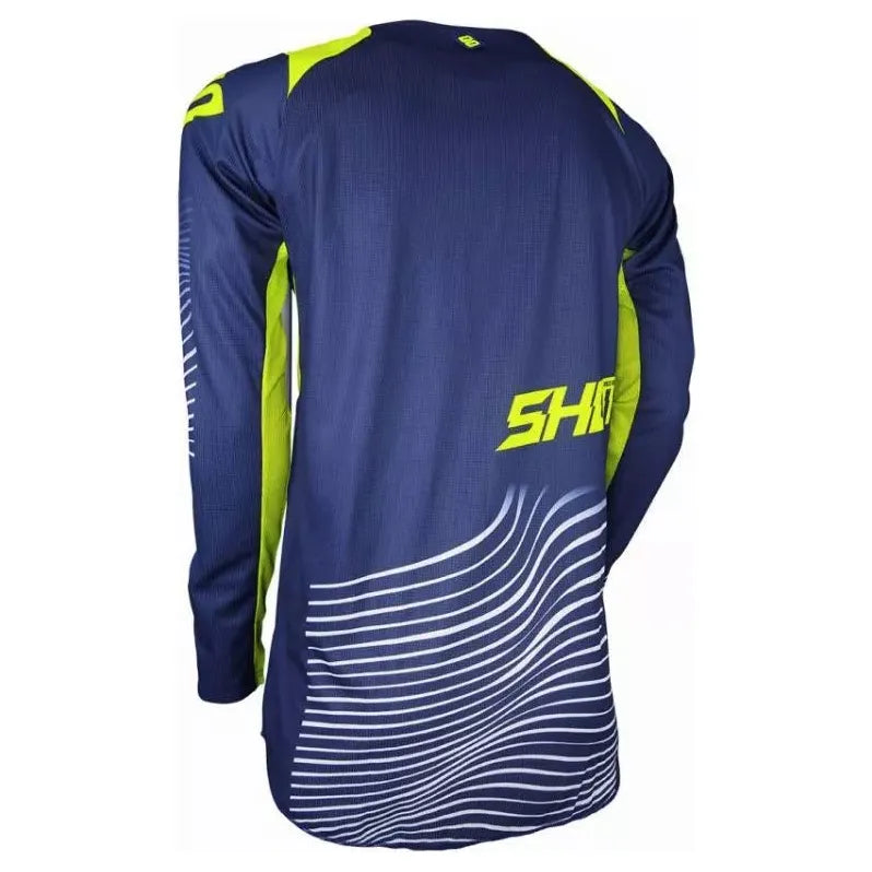 Shot Aerolite Optica MX Jersey Yellow (Image 2) - ThrottleChimp