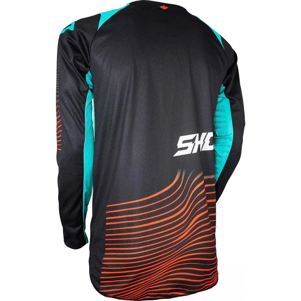 Shot Aerolite Optica MX Jersey Orange (Image 2) - ThrottleChimp