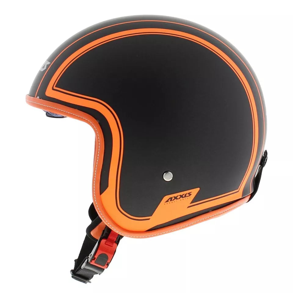 Axxis Hornet SV Royal A4 Open Face Helmet Matt Fluo Orange FREE 1 YEAR Returns, FREE UK Delivery | ThrottleChimp