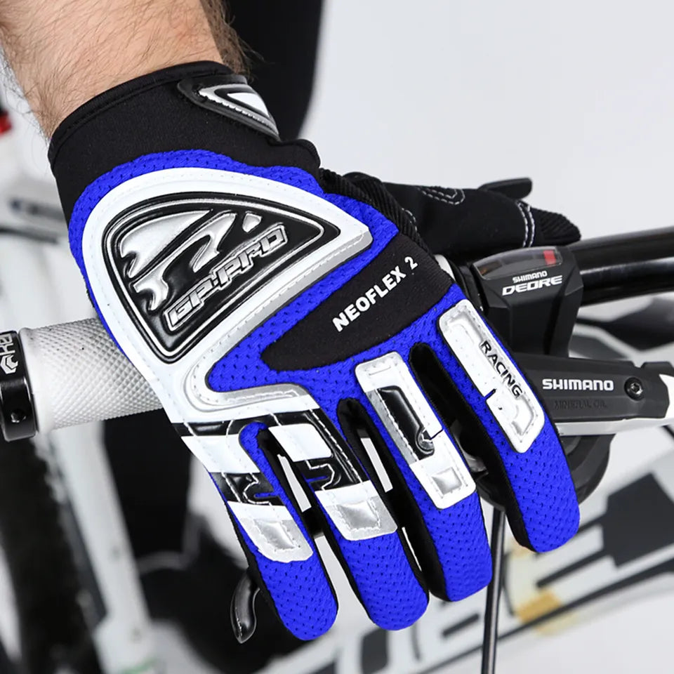 GP Pro Neoflex-2 Adult Gloves Blue (Image 2) - ThrottleChimp