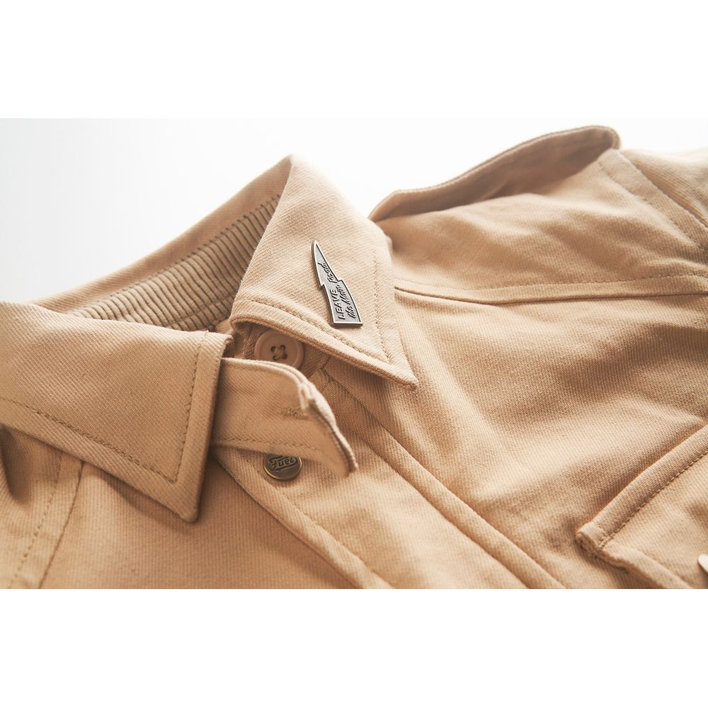 Fuel Safari Ladies Textile Jacket Sand (Image 3) - ThrottleChimp