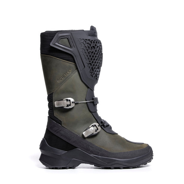 Dainese Seeker All Weather Touring Gore-Tex Boots Army Green / Black (Image 2) - ThrottleChimp