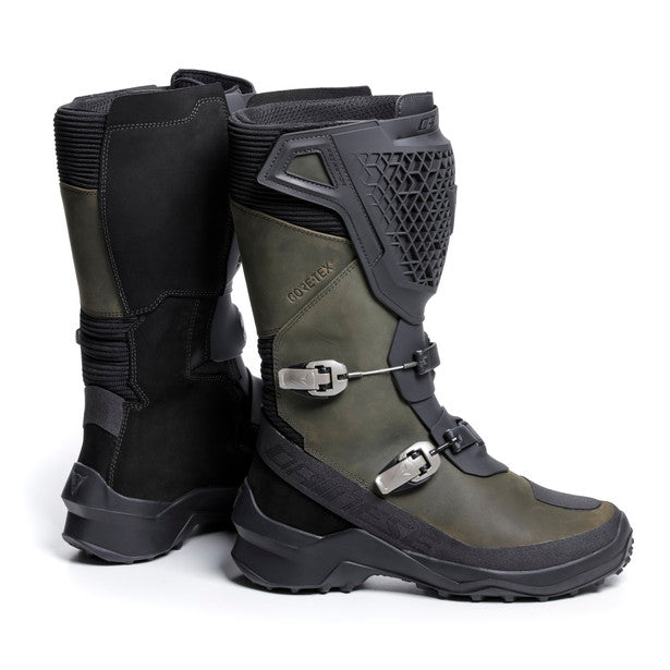 Dainese Seeker All Weather Touring Gore-Tex Boots Army Green / Black (Image 8) - ThrottleChimp