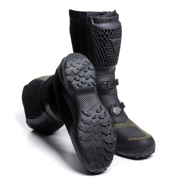 Dainese Seeker All Weather Touring Gore-Tex Boots Army Green / Black (Image 17) - ThrottleChimp