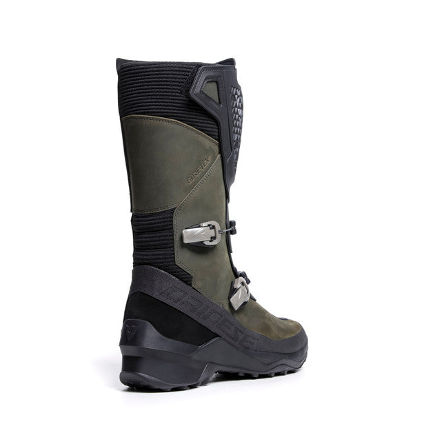 Dainese Seeker All Weather Touring Gore-Tex Boots Army Green / Black (Image 3) - ThrottleChimp