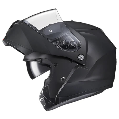 HJC C91N Flip-Up Helmet Matt Black (Image 3) - ThrottleChimp