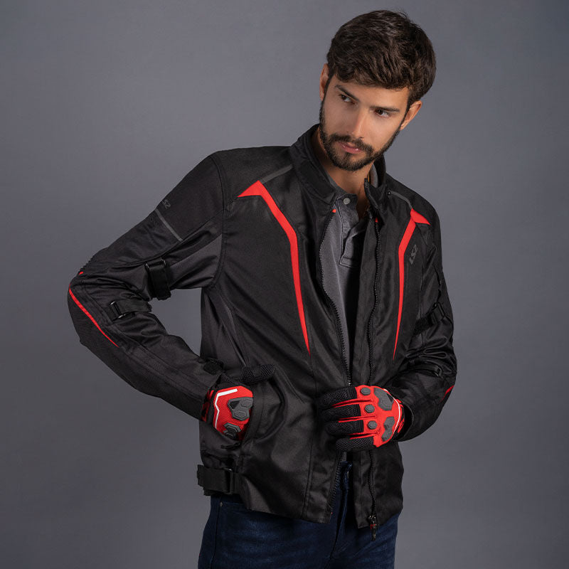 LS2 Sepang Textile Jacket Black / Grey / Red