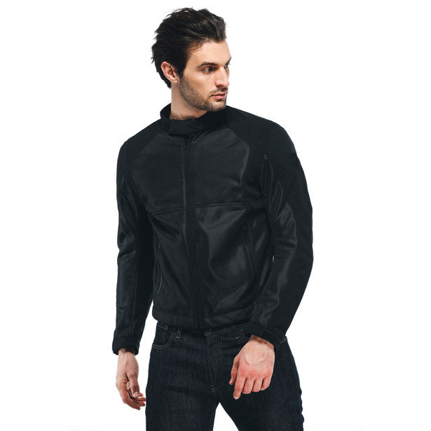 Dainese Sevilla Air Summer Textile Jacket Black / Black (Image 5) - ThrottleChimp