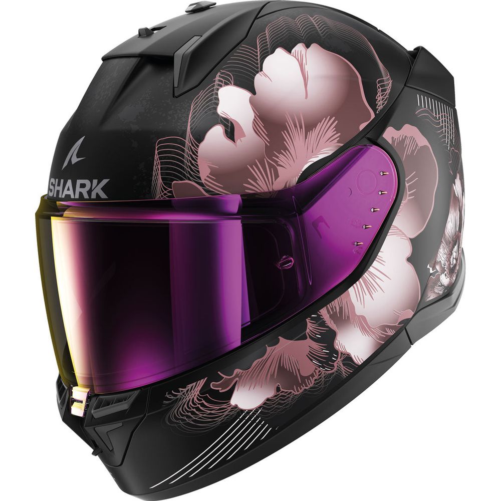 Shark D-Skwal 3 Full Face Helmet Mayfer Black / Anthracite / Chrome - ThrottleChimp