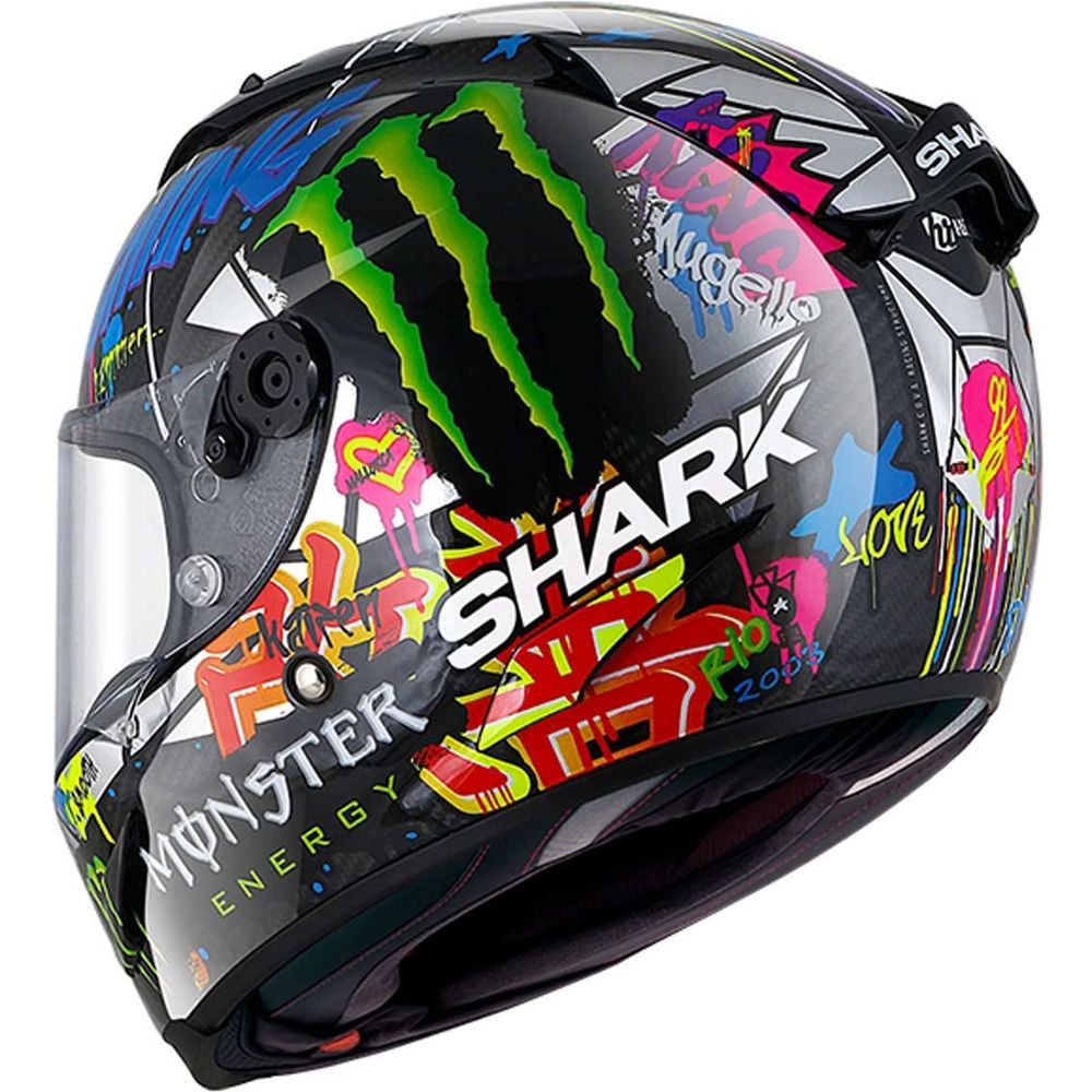 Shark Race R Pro GP Lorenzo Catalunya DUG Full Face Helmet (Image 4) - ThrottleChimp