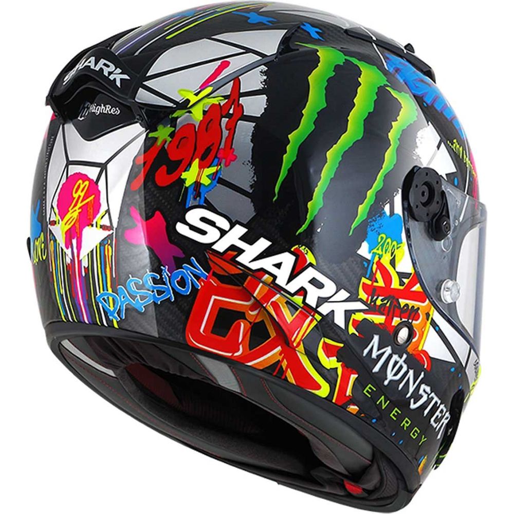 Shark Race R Pro GP Lorenzo Catalunya DUG Full Face Helmet (Image 5) - ThrottleChimp