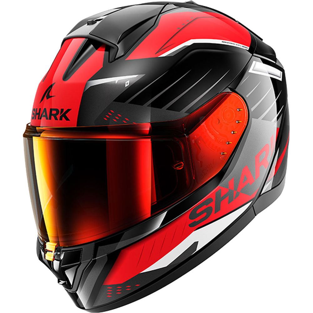 Shark Ridill 2 Full Face Helmet Bersek Black / Red / Anthracite - ThrottleChimp