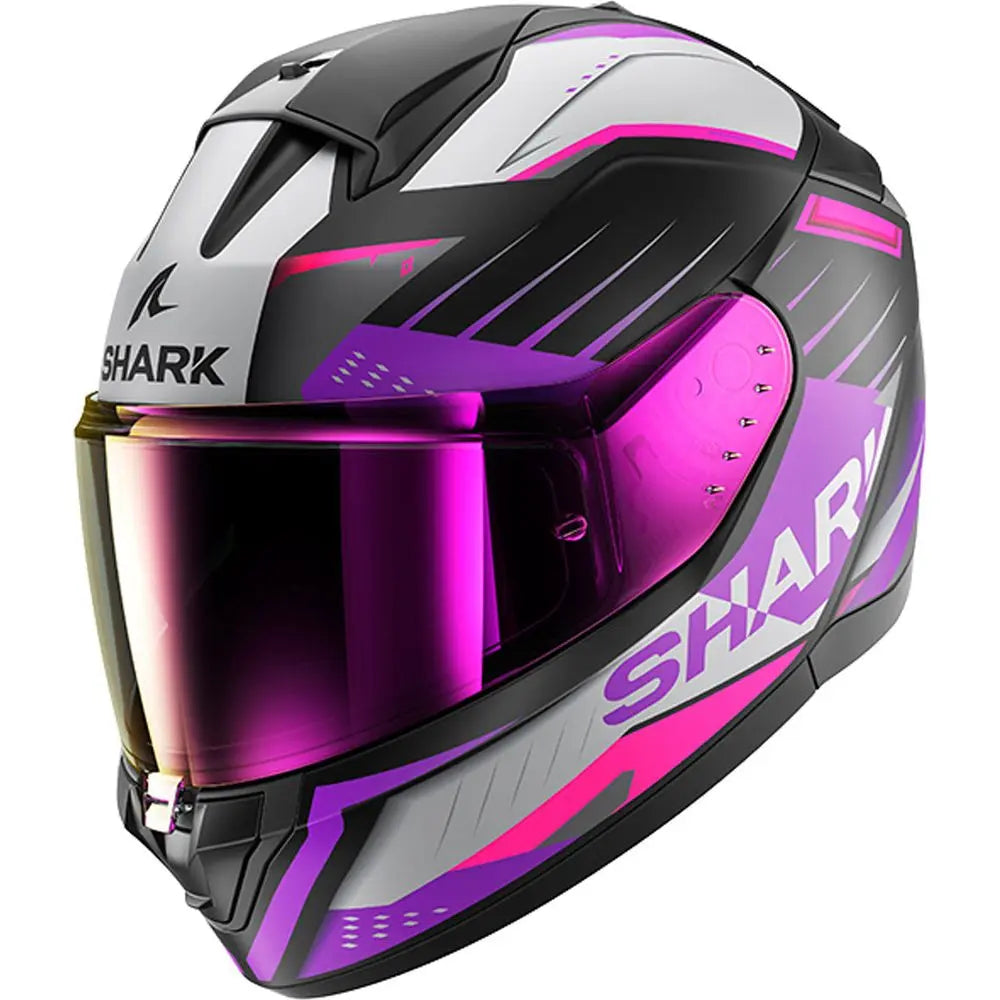 Shark Ridill 2 Full Face Helmet Bersek Black / Violet / Pink - ThrottleChimp