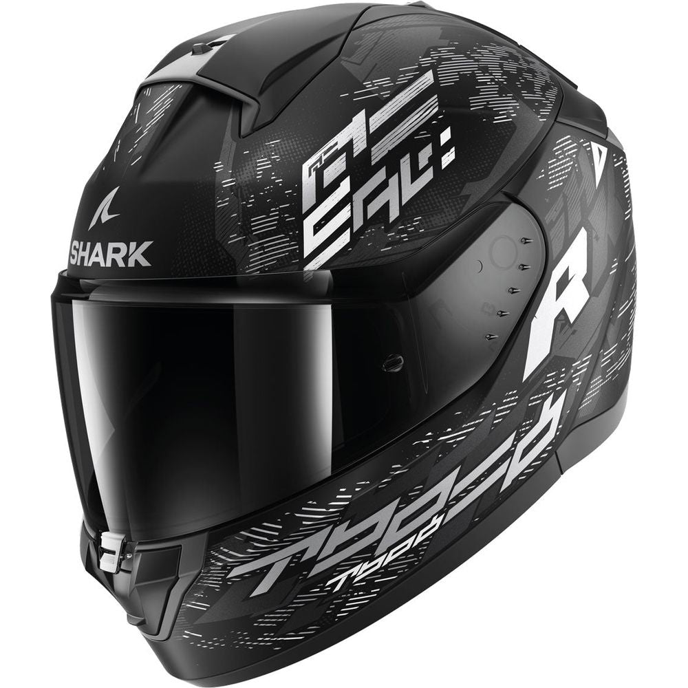 Shark Ridill 2 Full Face Helmet Molokai Black / White / Silver - ThrottleChimp