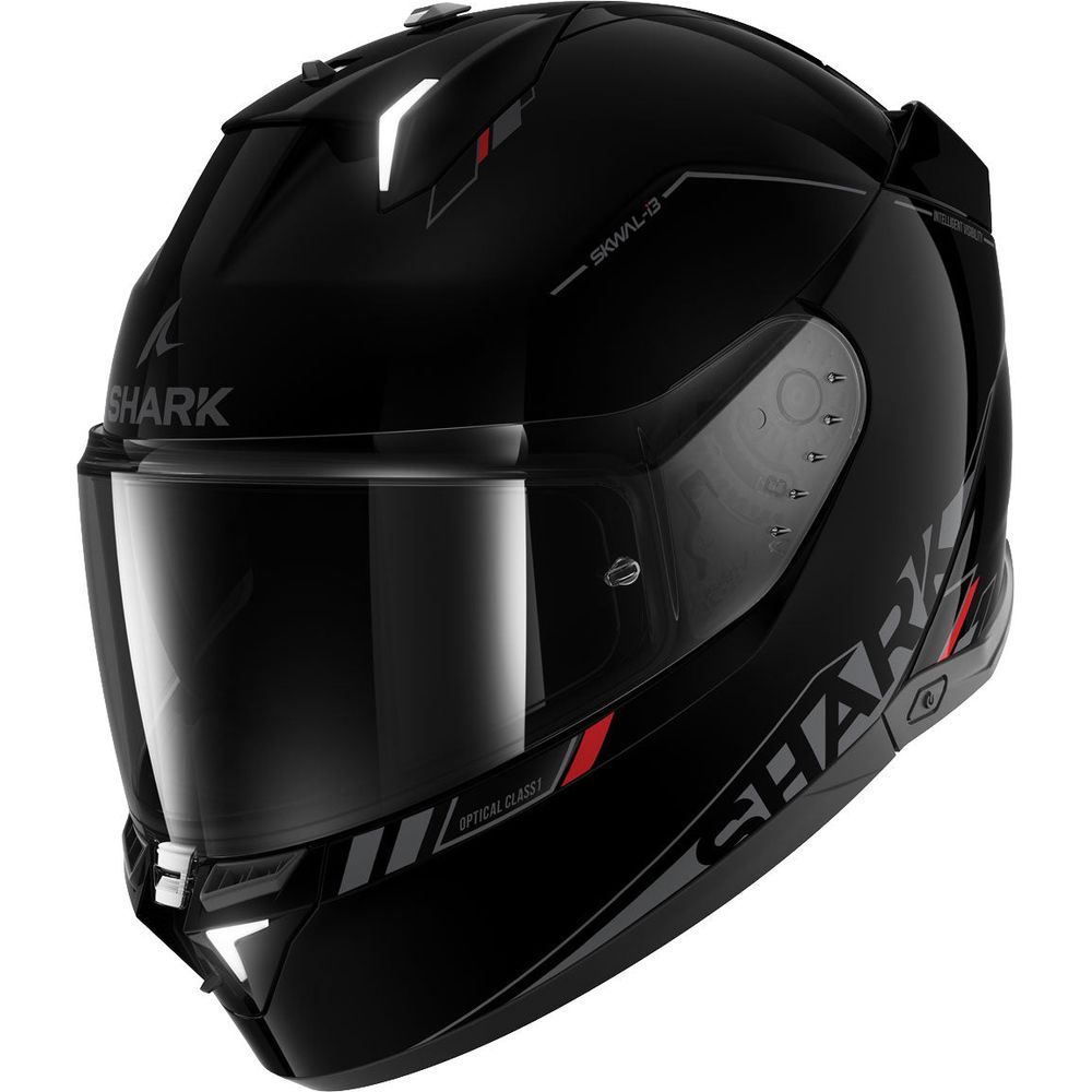 Shark Skwal i3 Full Face Helmet Blank SP Black / Anthracite / Red - ThrottleChimp