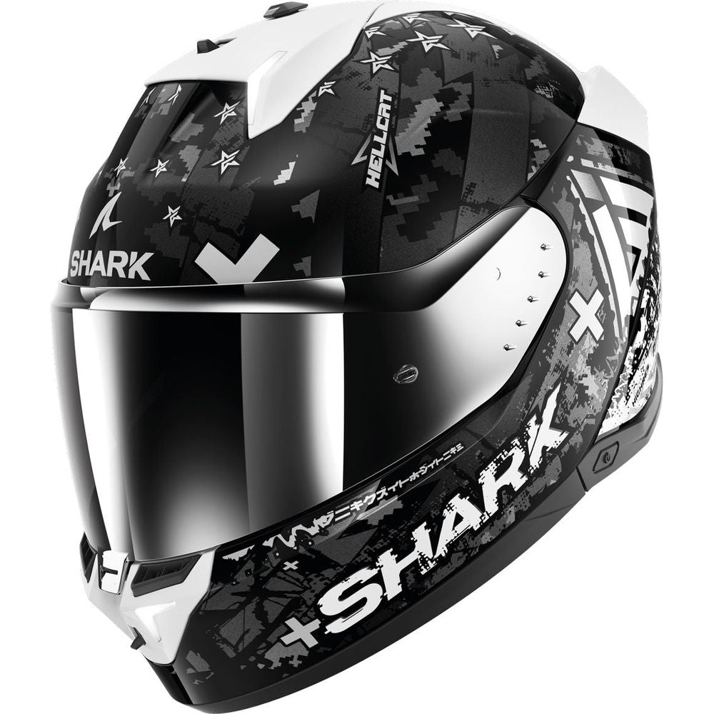 Shark Skwal i3 Full Face Helmet Hellcat Black / White / Anthracite - ThrottleChimp