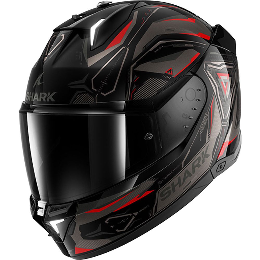 Shark Skwal i3 Full Face Helmet Linik Black / Anthracite / Red - ThrottleChimp