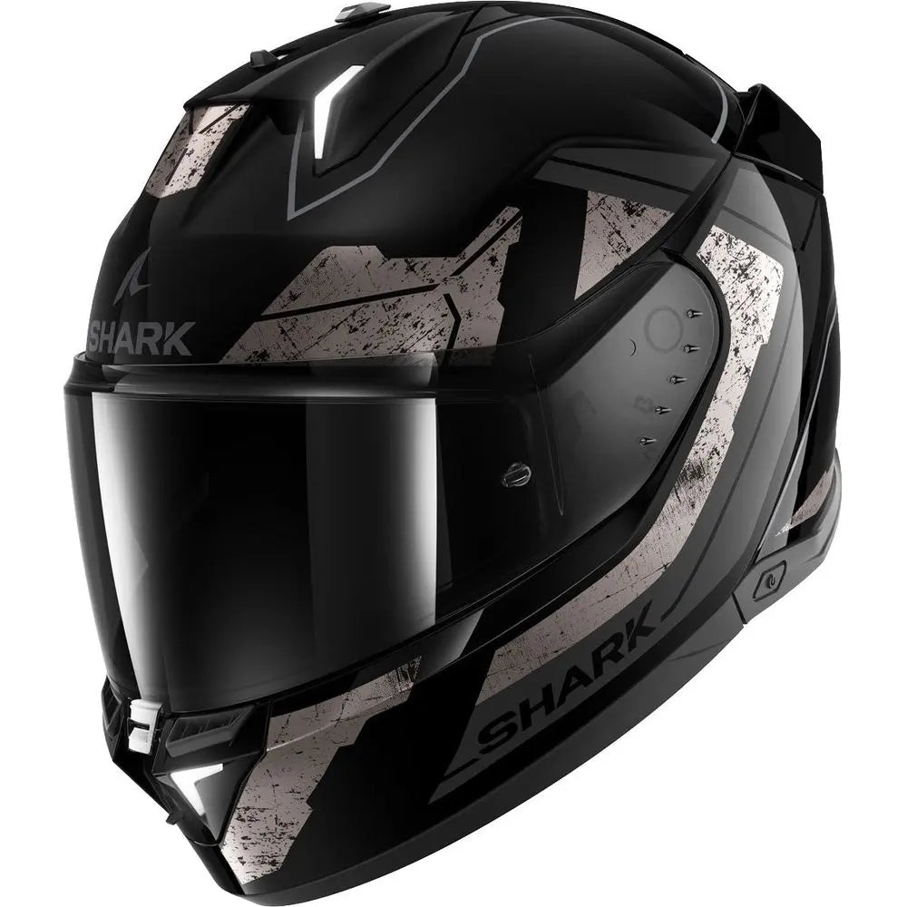 Shark Skwal i3 Full Face Helmet Rhad Black / Chrome / Anthracite - ThrottleChimp