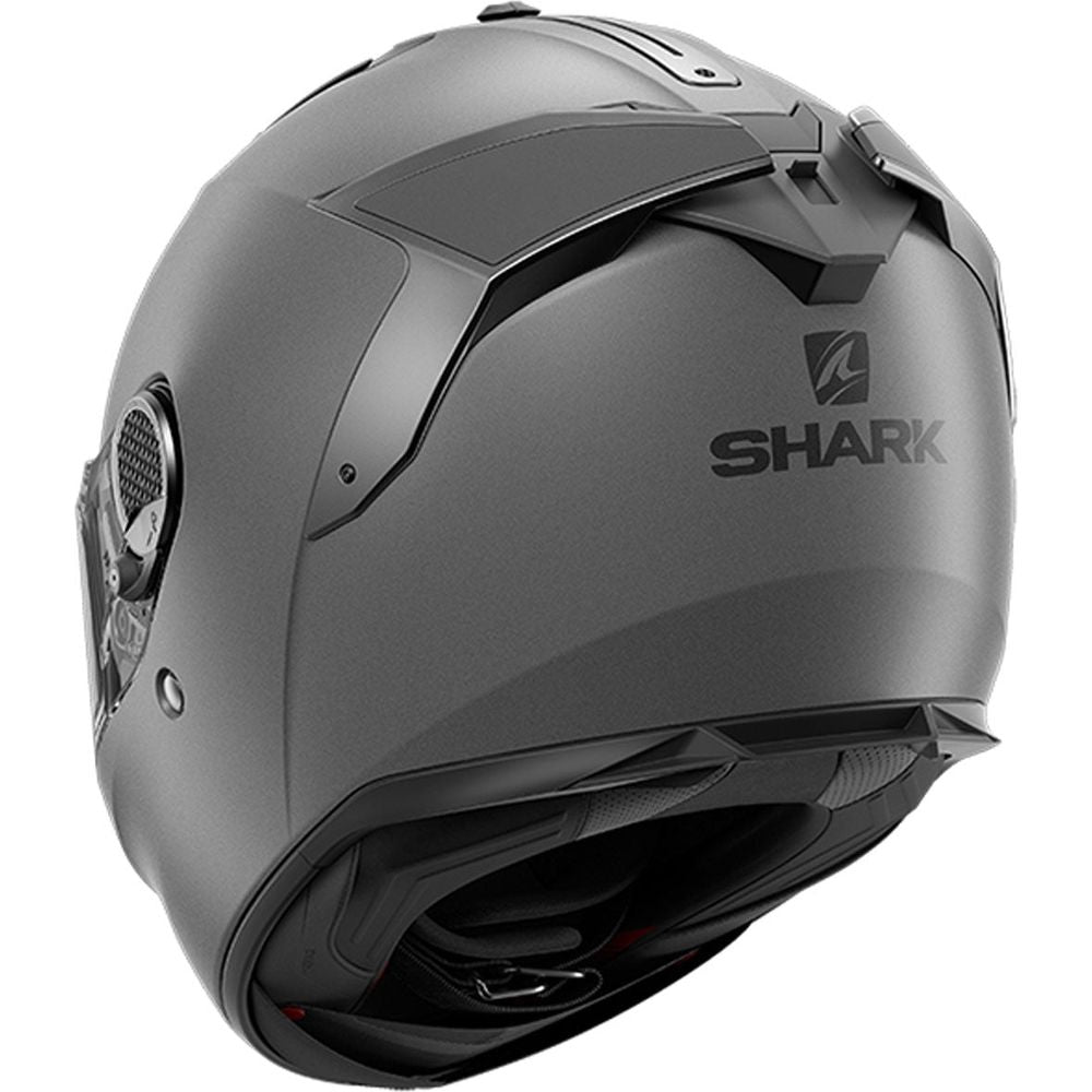 Shark Spartan GT Blank Full Face Helmet Matt Grey (Image 3) - ThrottleChimp